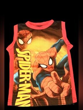 #KCB36 Spider-Man Red Tank Top for Kids